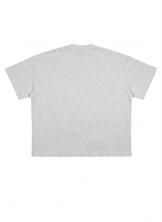 Luxury Heavyweight Tee – Heather Gray