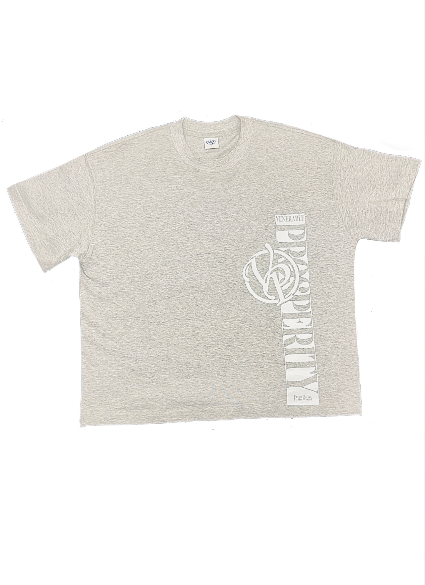 Luxury Heavyweight Tee – Heather Gray